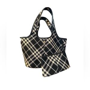 Burberry Small Check Tote Retail $1,650
